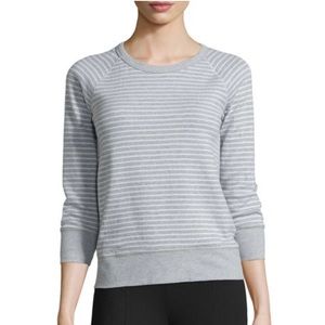 James Perse Striped Sweatshirt Sz 2 (Medium)